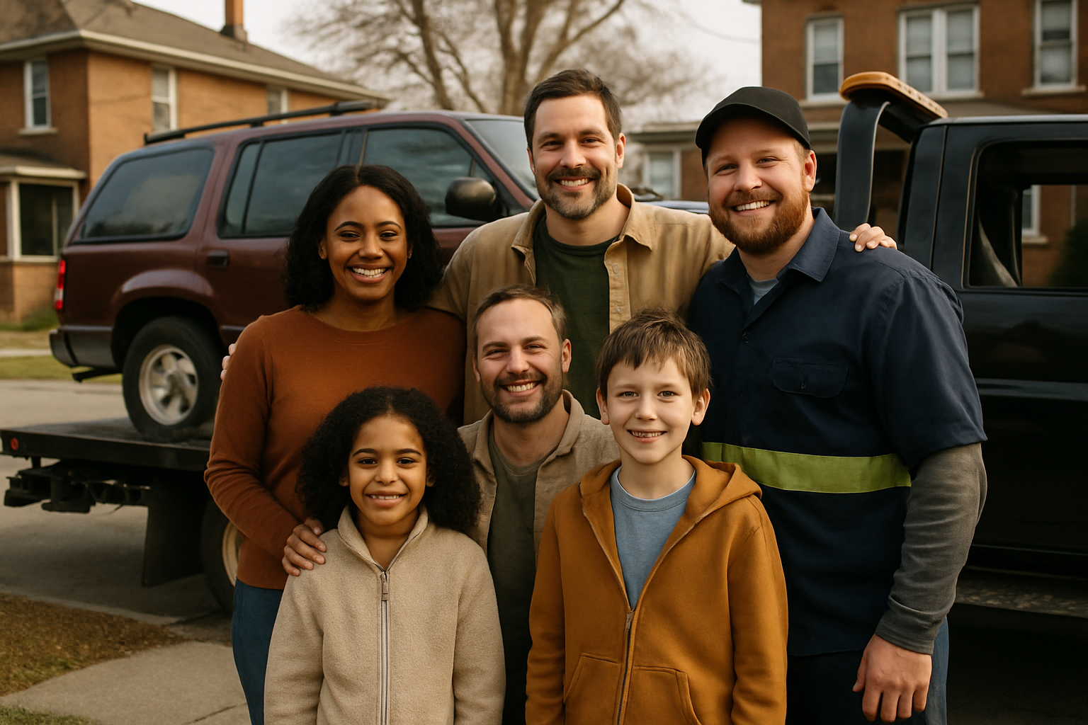 Vehicle donation moment in Toledo